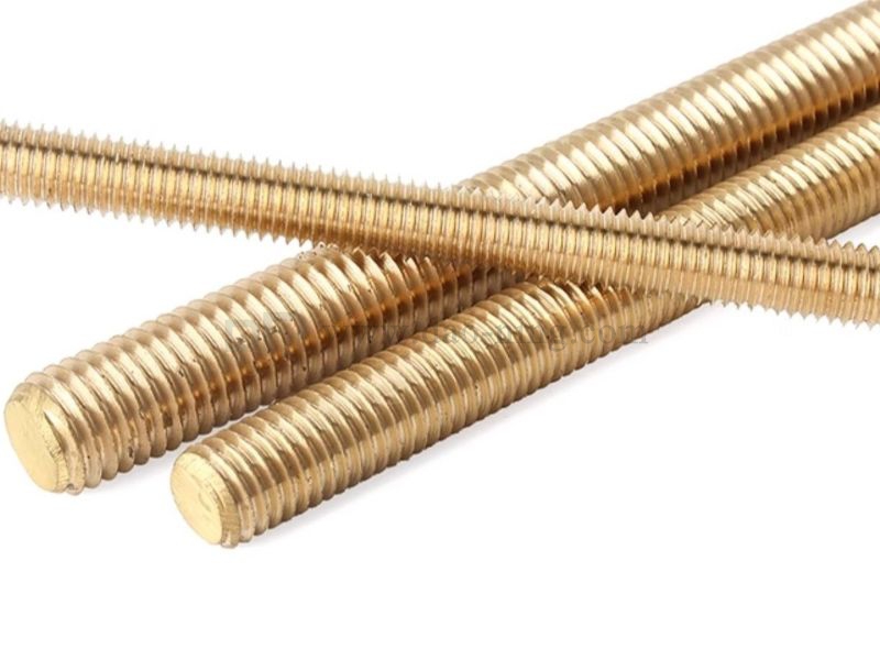 DIN975 DIN976 Brass Threaded rod